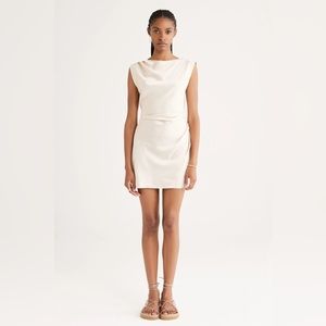 Rumer Iluka Mini Dress in Cream, NWT, Small